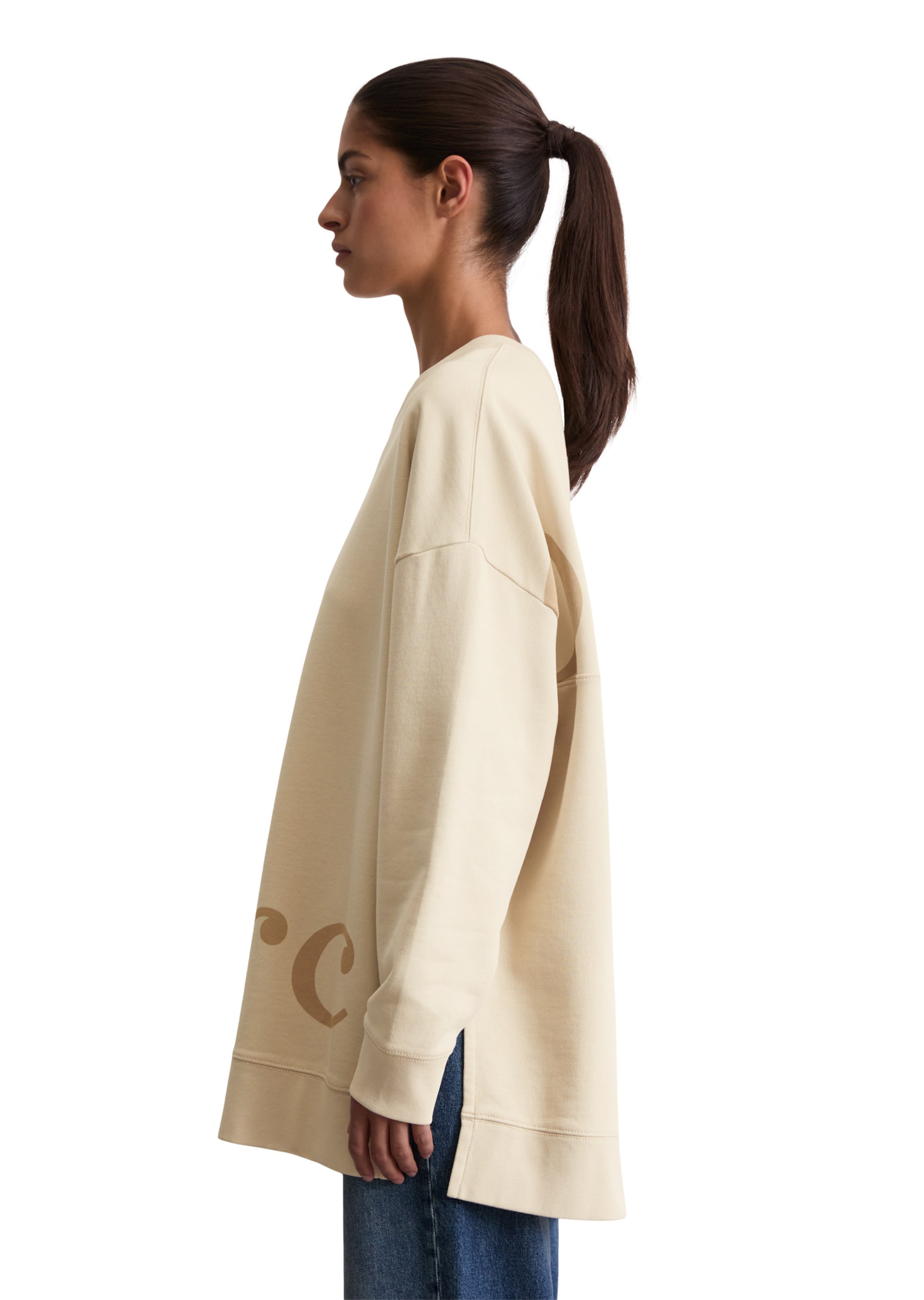 Marc O'Polo Sweatshirt in Beige