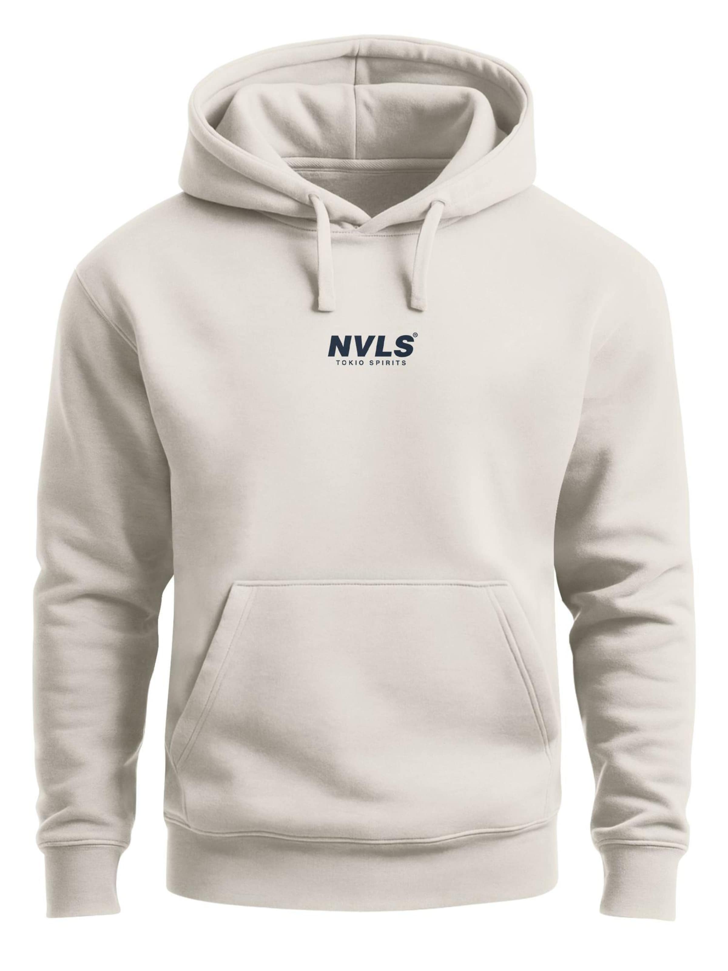 Neverless Sweatshirt 'Tokyo Wave'‌‌‌‌‌ in Beige: Vorderseite