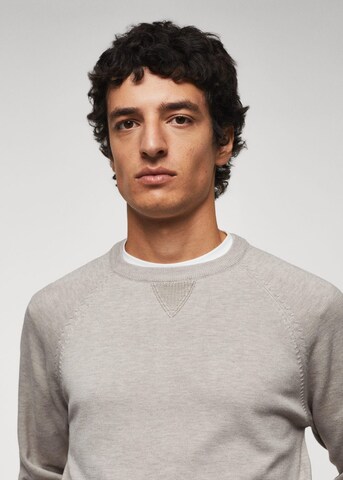 MANGO MAN Sweater 'Ten' in Grey