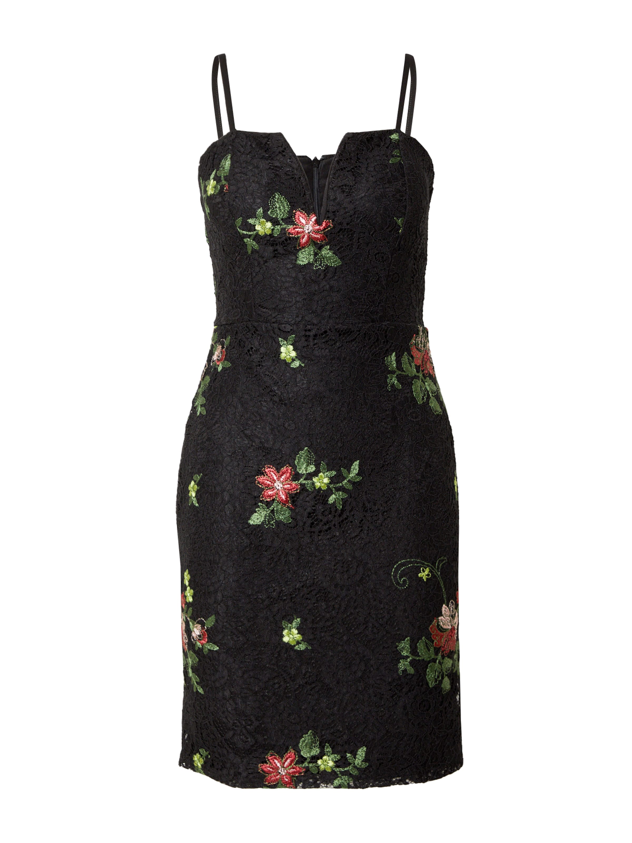 WAL G. Kokteilové šaty 'SIMRAN' - Čierna: predná strana