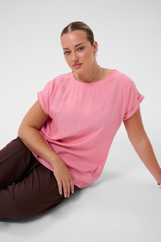 Chemisier KAFFE CURVE en rose