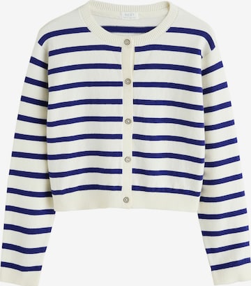 Next Neuletakki värissä sininen: etupuoli