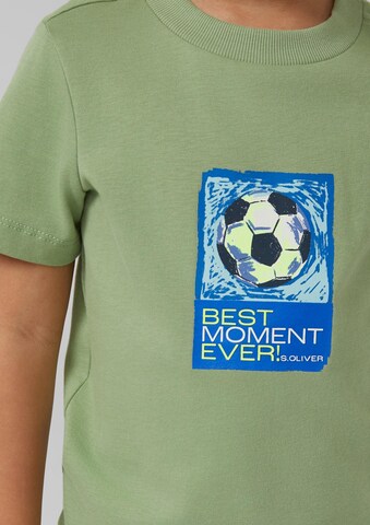 T-Shirt s.Oliver en vert