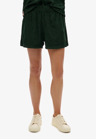 Superdry Regular Broek in Groen: voorkant