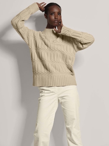 Pull-over MADELEINE en beige : devant