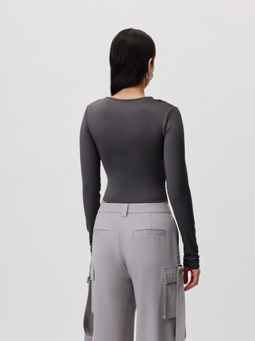 LeGer by Lena Gercke - Camisa body 'Armina' em cinzento