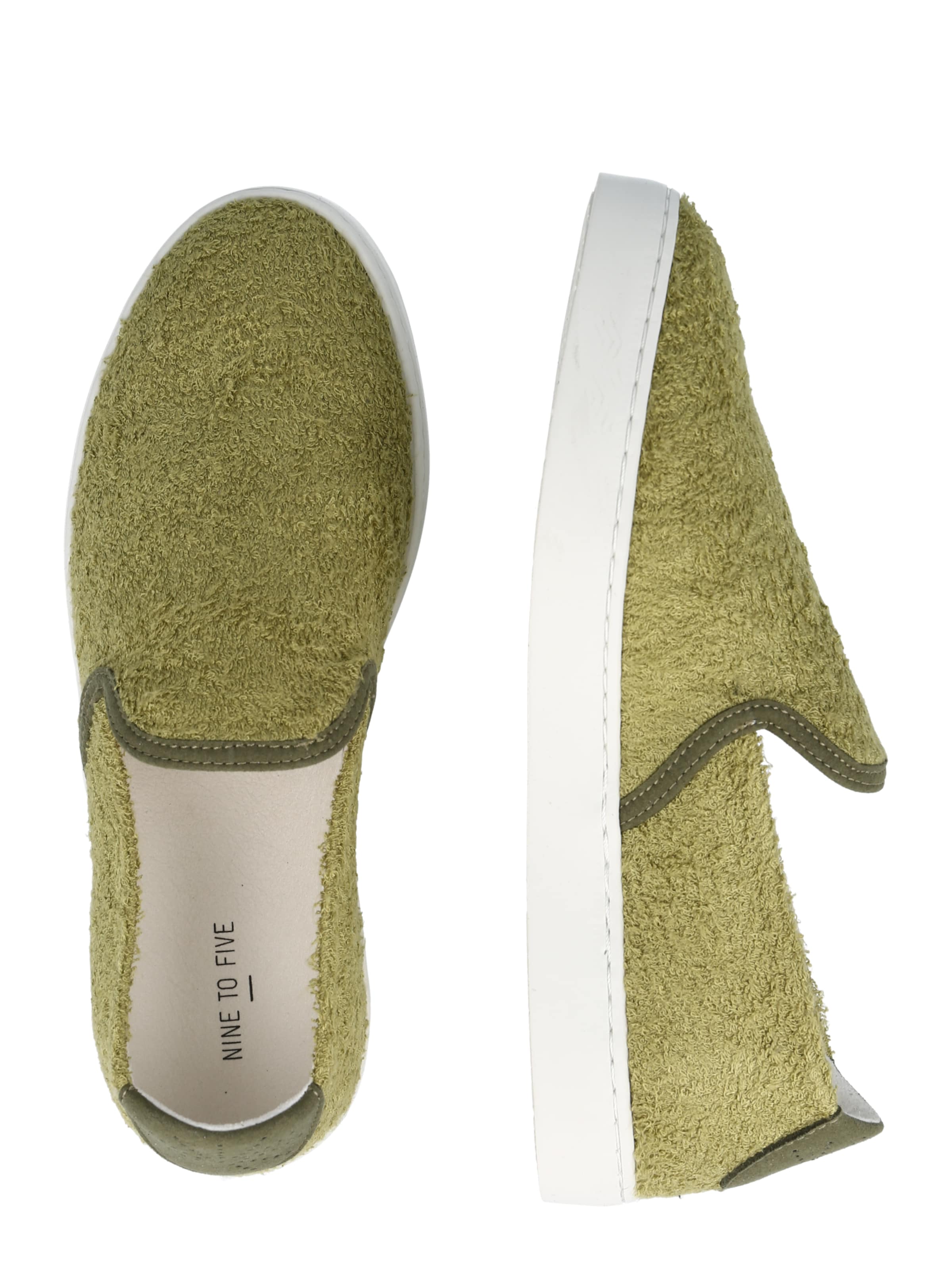 NINE TO FIVE Slip-on 'Elli' σε πράσινο