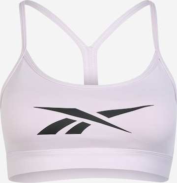 Reebok Bustier Sport-BH in Weiß: predná strana