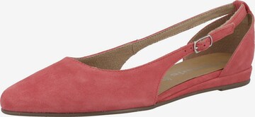 Ballerines ' 1-24220-38 ' TAMARIS en rouge : devant