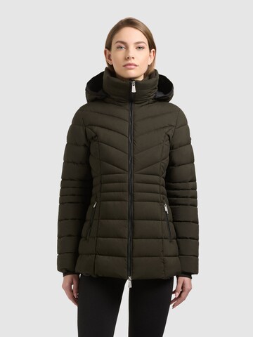 khujo - Chaqueta de invierno 'Dalett' en verde: frente