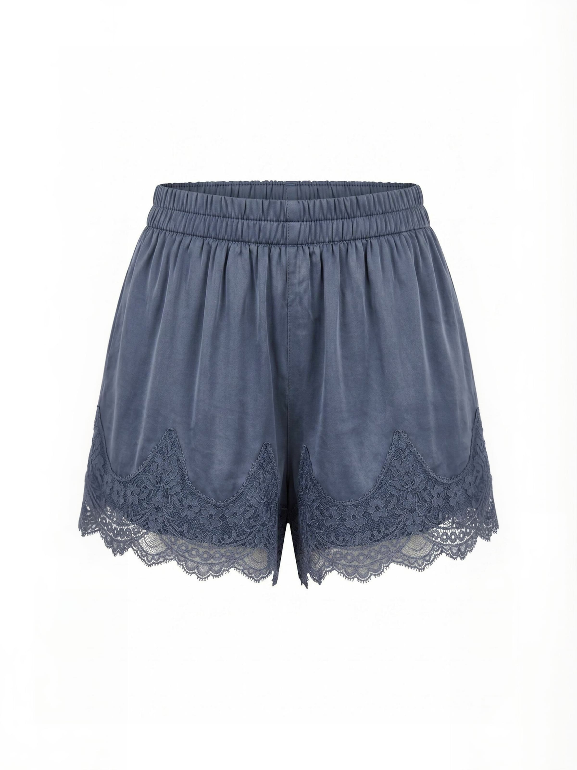 Opal Studio Regular Broek ' Luna ' in Blauw: voorkant