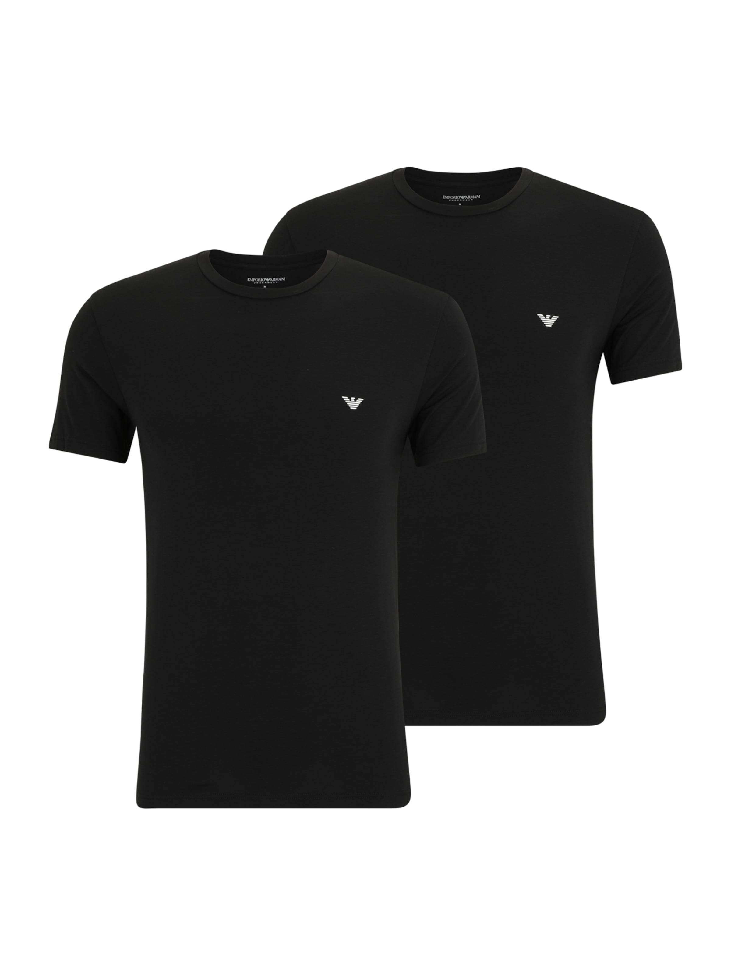 Emporio Armani T-shirt i svart: framsida
