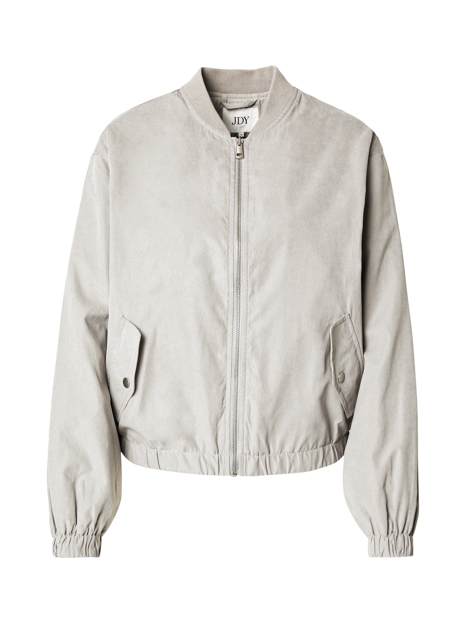 JDY Jacke 'JDYHAZEN SHINE' in Grau: Vorderseite
