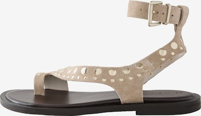 Šlepetės per pirštą 'Forever Comfort' iš Next, spalva – smėlio spalva, Prekių apžvalga