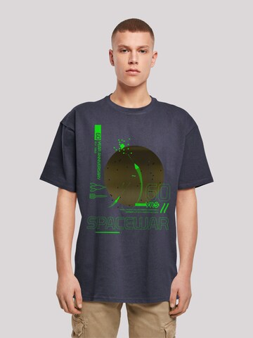 T-Shirt 'SpaceWar Retro Gaming SEVENSQUARED' F4NT4STIC en bleu : devant