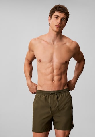 Calvin Klein Underwear Plavecké šortky – zelená: přední strana