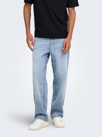 Only & Sons Loosefit Jeans 'ONSFade' in Blau: Vorderseite