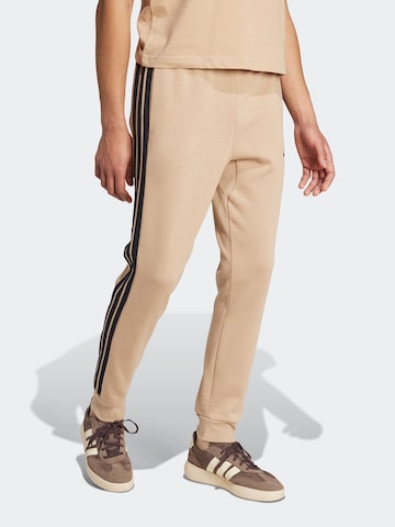 ADIDAS SPORTSWEAR Tapered Sporthose 'Essentials' in Beige: Vorderseite