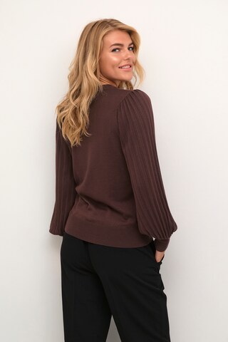 Kaffe Sweater 'Lone' in Brown