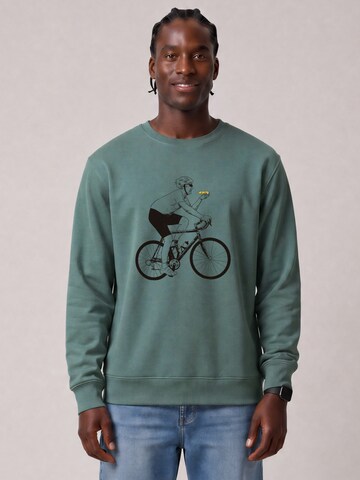 Watapparel Sweatshirt in Groen: voorkant