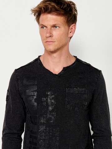 KOROSHI Shirt in Zwart
