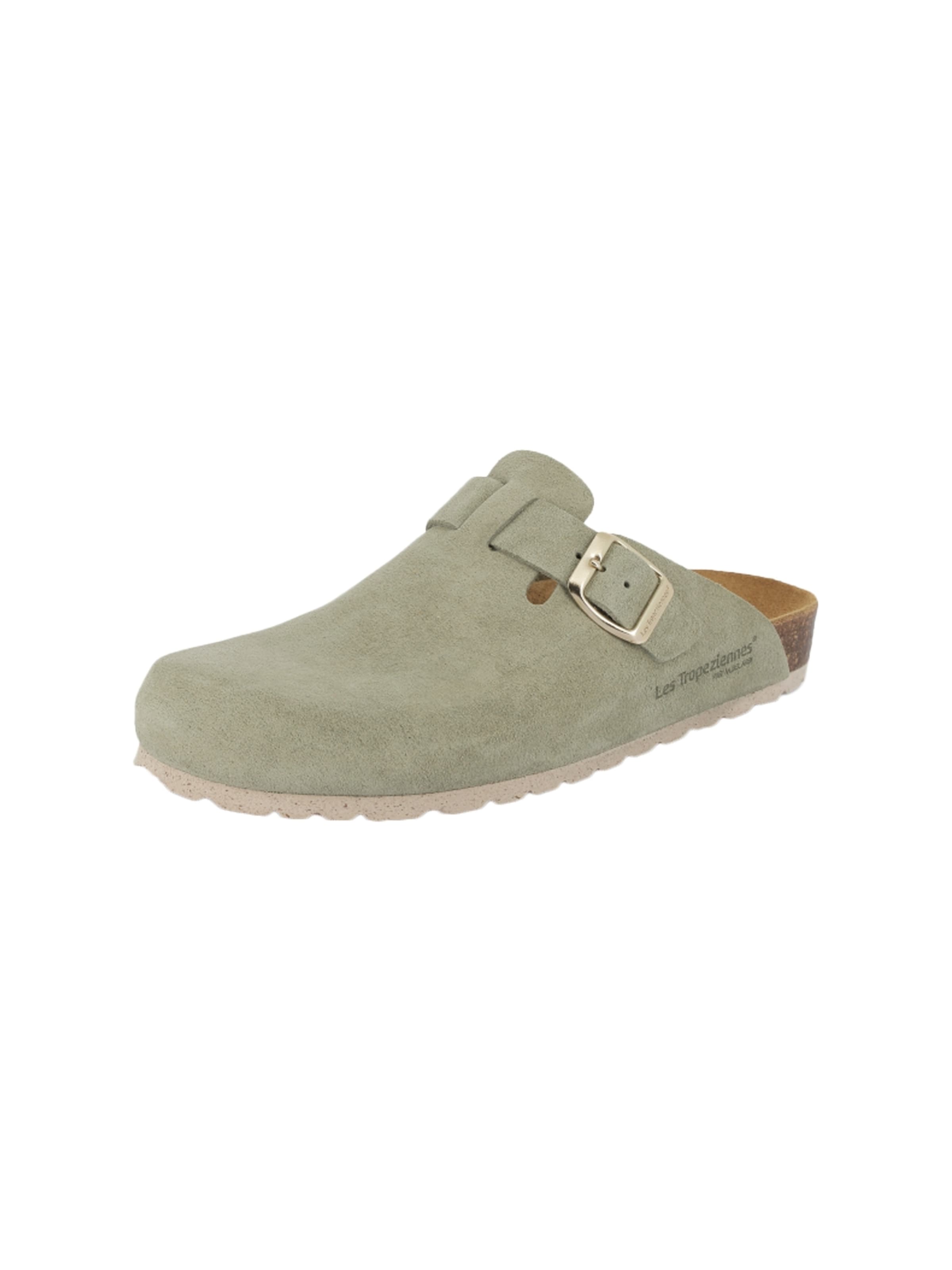 Mule 'Leder-Pantoletten „Les Zabot“' Les Tropéziennes en gris : devant
