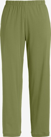 Pantalon de pyjama Ulla Popken en vert : devant