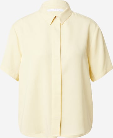 Samsøe Samsøe Blouse 'MINA' in Beige: voorkant