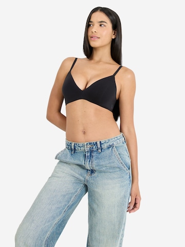 SLOGGI Push-up Bra ' Blue ZERO Feel Pure THE UP ' in Black
