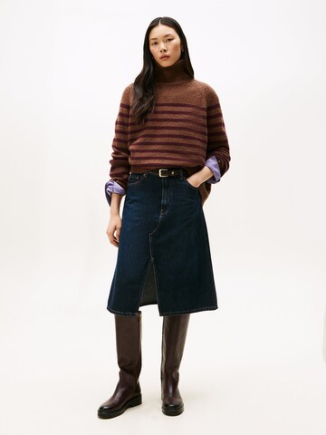 TOMMY HILFIGER Pullover in Braun