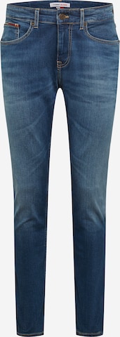 Tommy Jeans - regular Vaquero 'Austin' en azul: frente