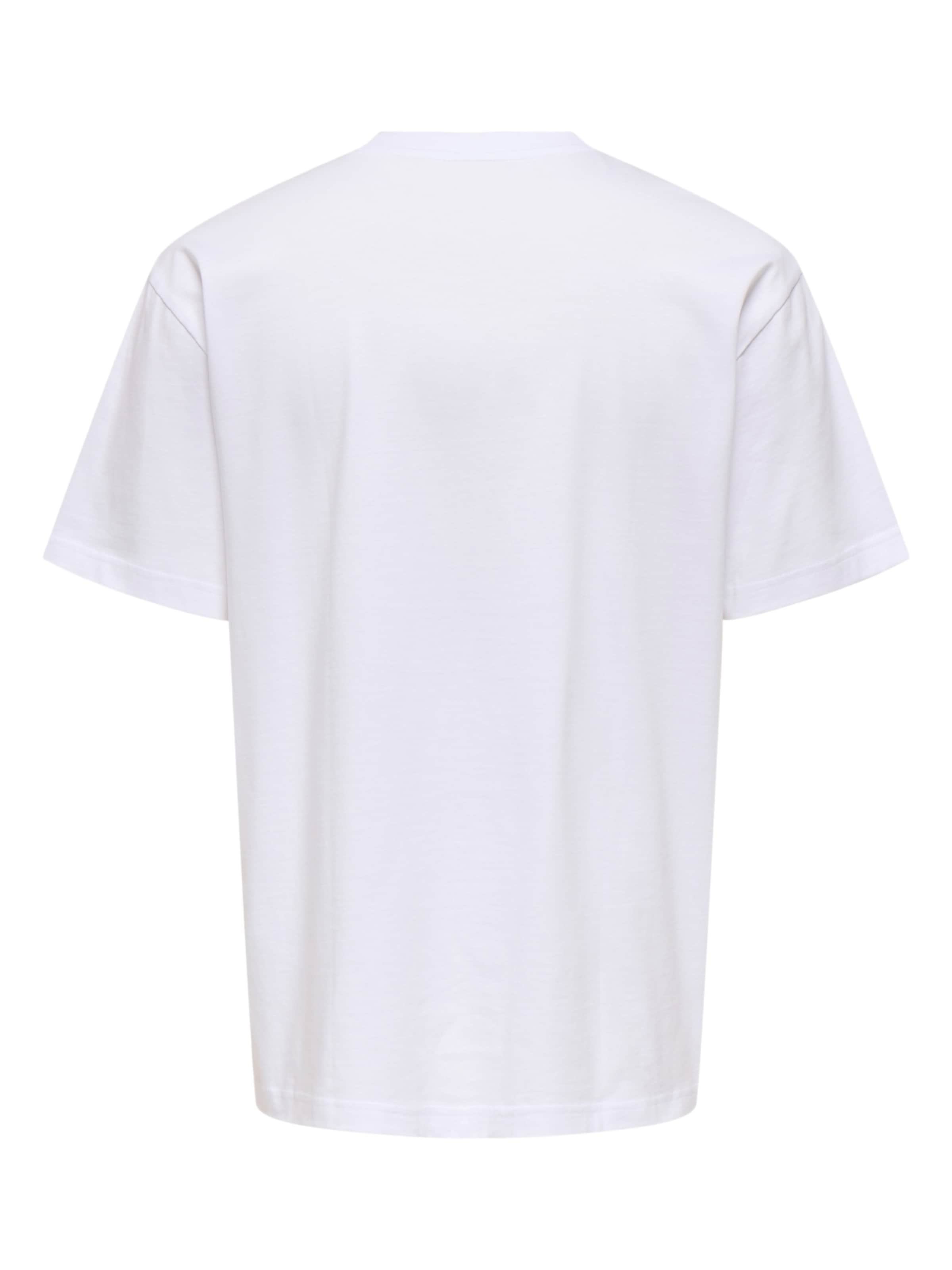 Only & Sons Bluser & t-shirts 'Fred Eiffel' i hvid