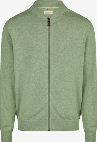 redmond Knit Cardigan 'Basic' in Green: front