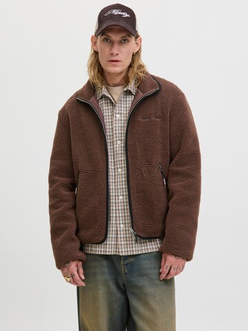 Veste mi-saison 'JORNORREBRO' JACK & JONES en marron : devant
