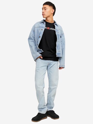 JACK & JONES Shirt 'Basic' in Black