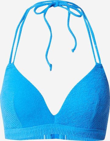 LingaDore Triangel Bikinitop in Blauw: voorkant