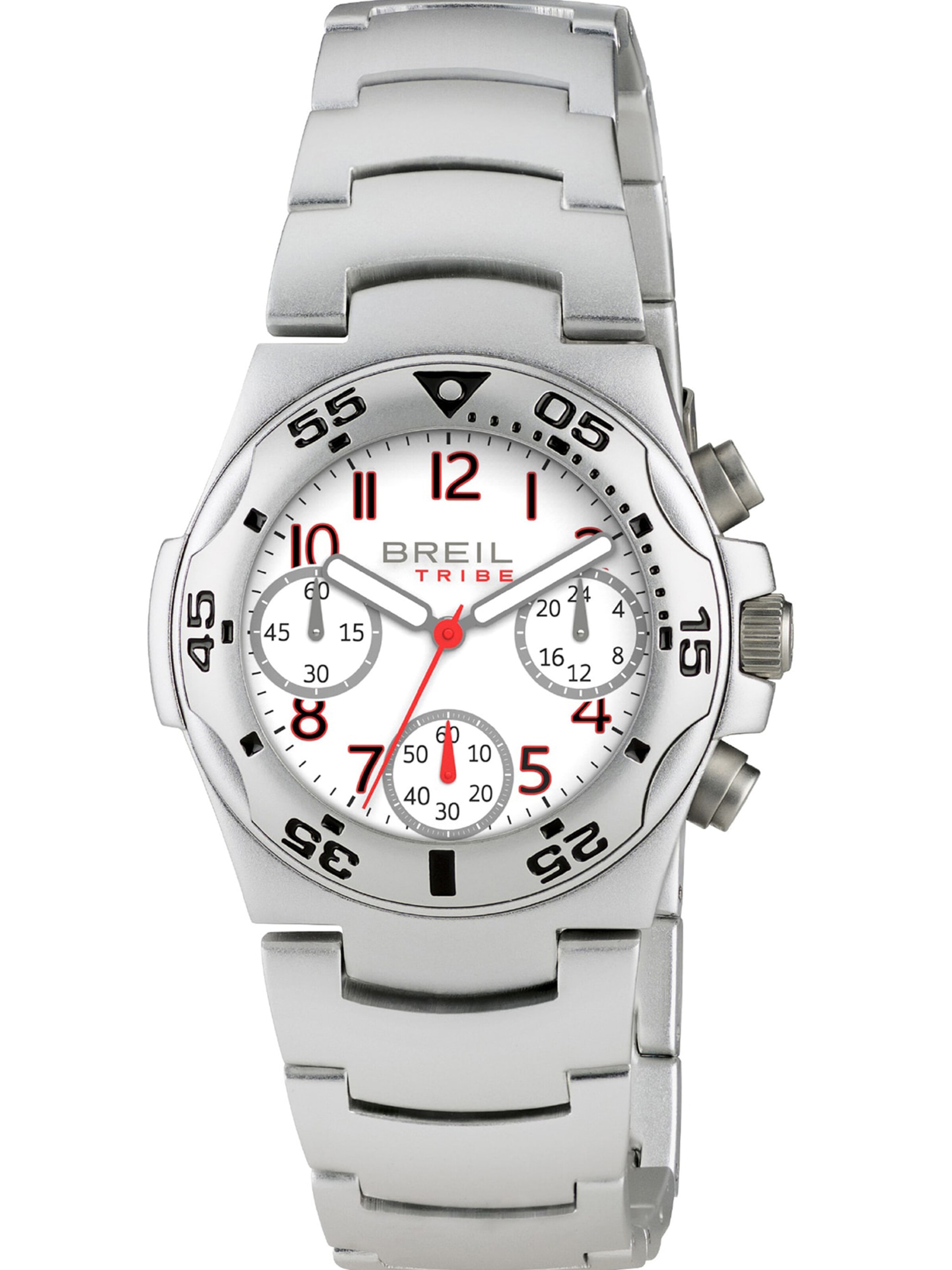 Montre à affichage analogique 'Ice' Breil en argent : devant