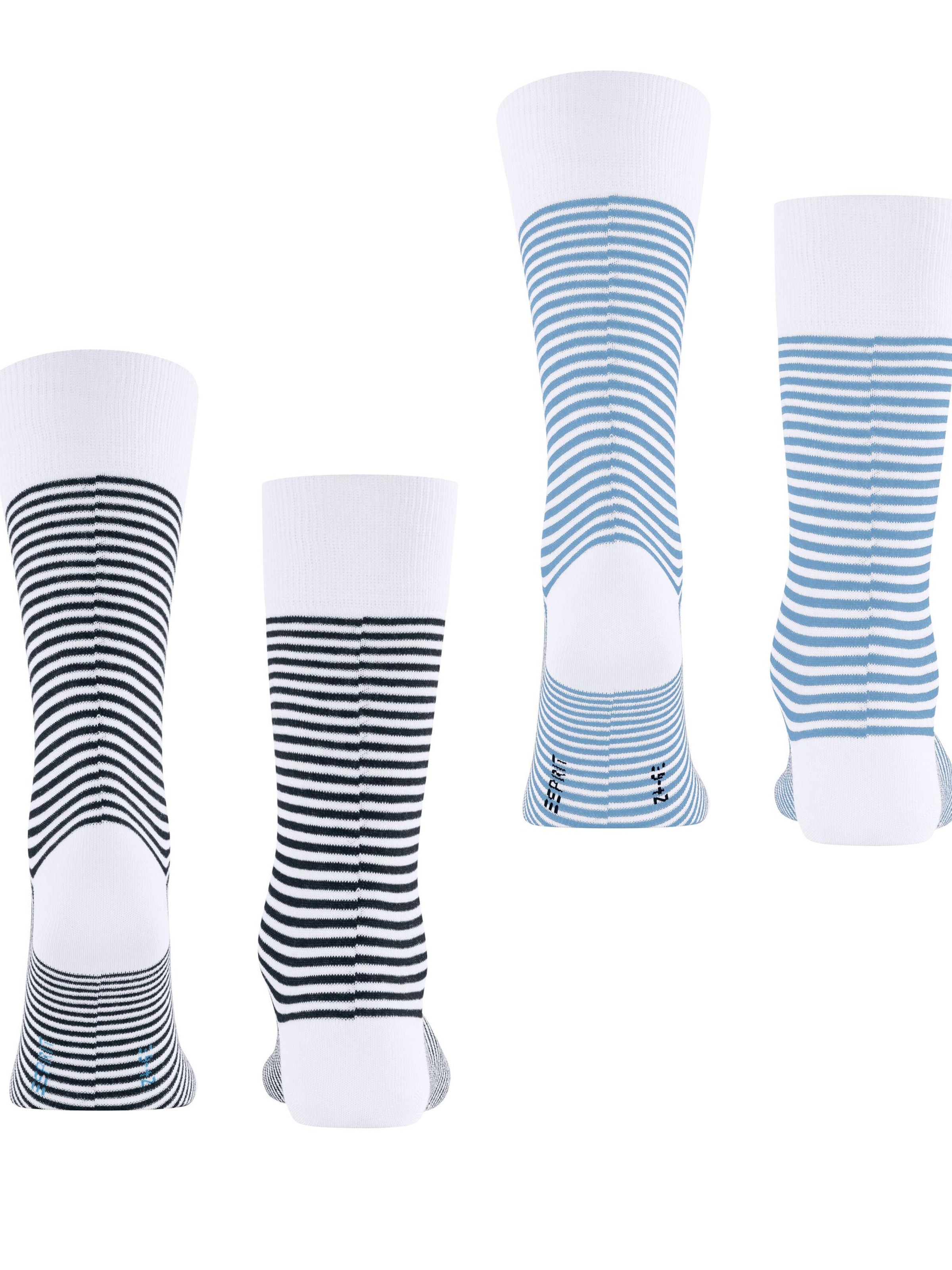 ESPRIT Socks 'Fine Line 2-Pack' in Mixed colors