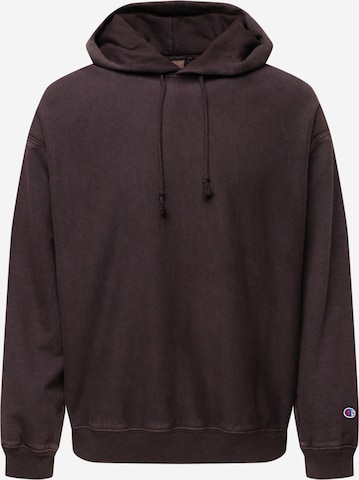 Champion Reverse Weave Sweatshirt in Black: front