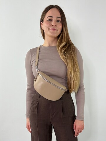Sacs banane 'TONI medium' lePelou en beige : devant