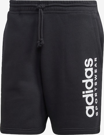 ADIDAS SPORTSWEAR Workout Pants 'All Szn' in Black: front