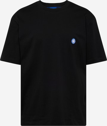 HUGO Blue T-Shirt 'Niley' in Schwarz: predná strana
