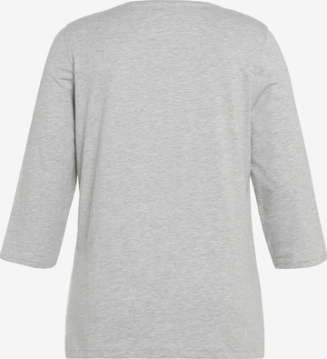 Ulla Popken Shirt  (GOTS) in Grau