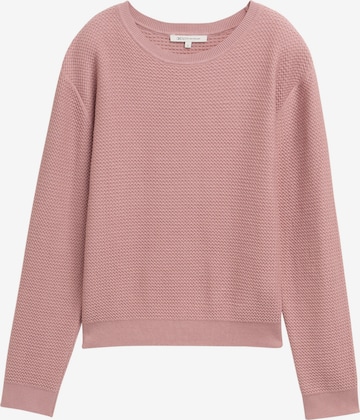 TOM TAILOR DENIM Sweater in Pink: front