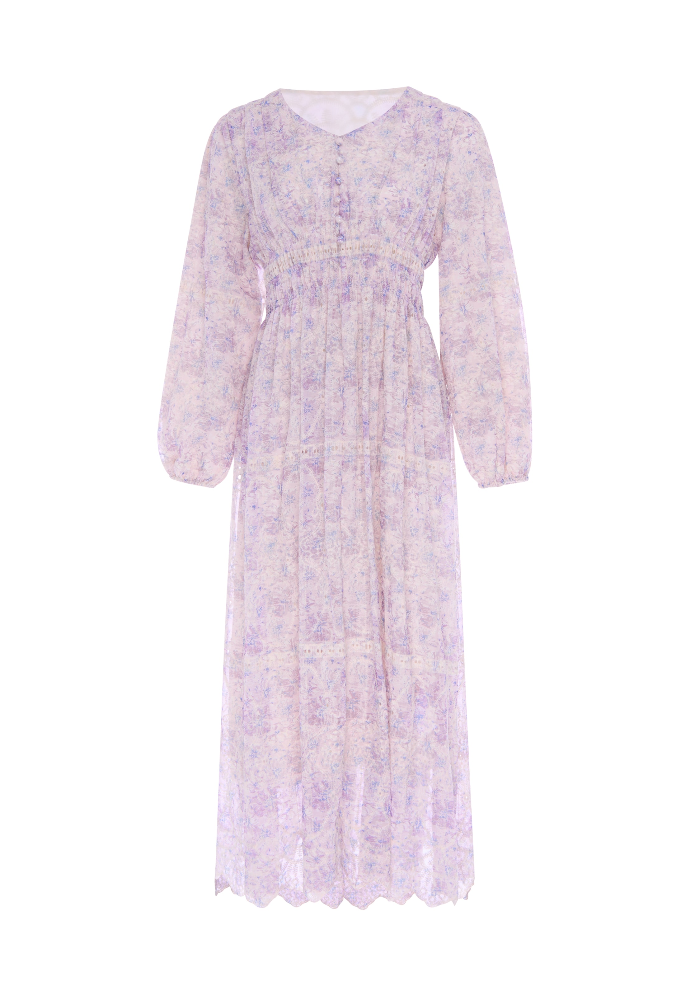 Usha Jurk in Lila: voorkant