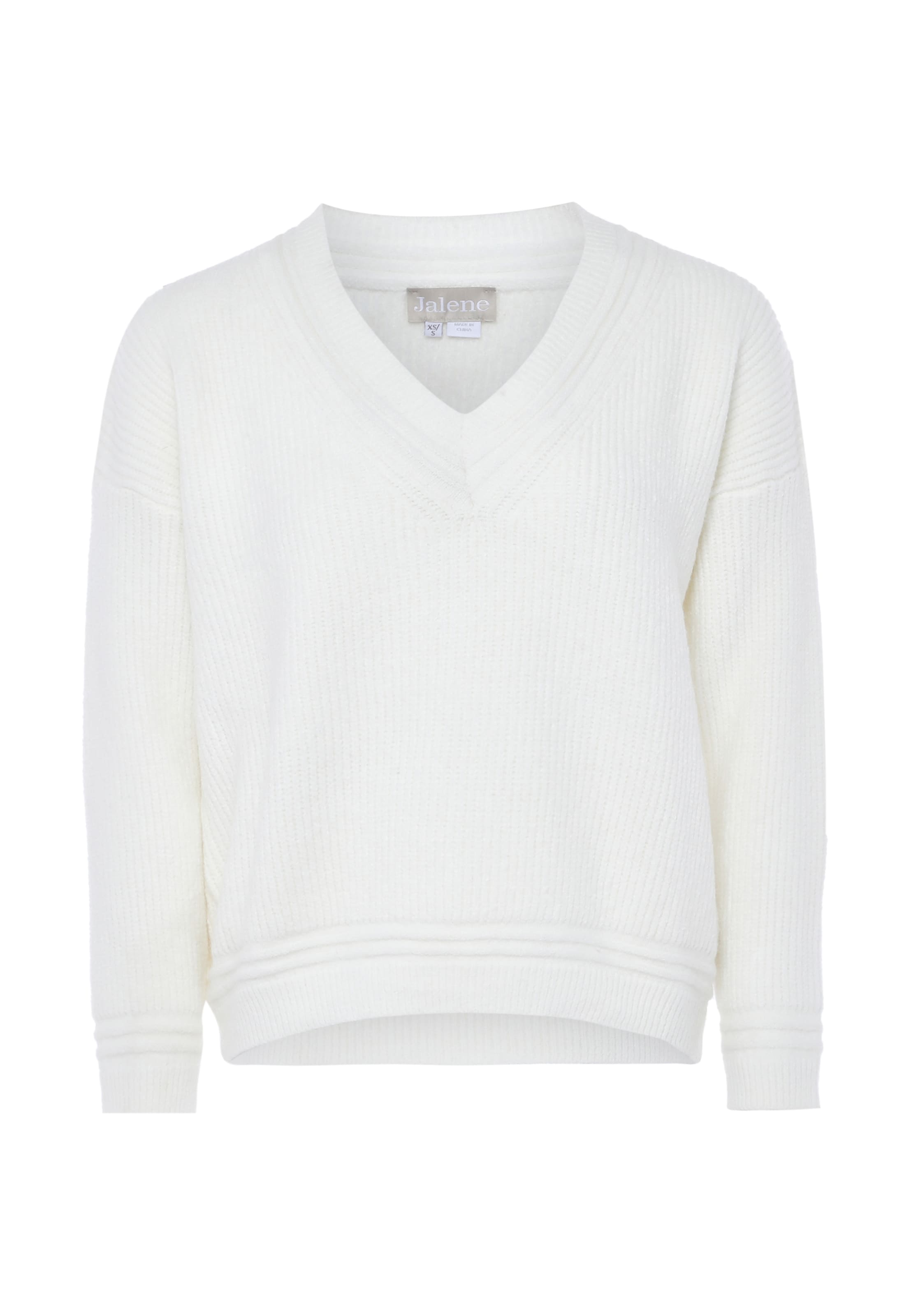 Jalene Sweater in White: front
