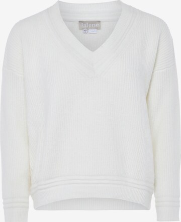 Jalene Sweater in White: front