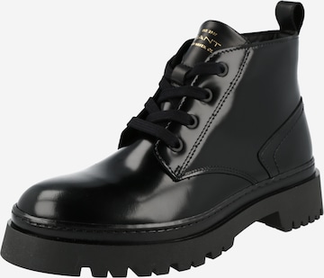 GANT Lace-Up Ankle Boots 'Aligrey' in Black: front