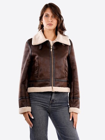 Giacca invernale 'Giubbino' di Yes Zee in marrone
