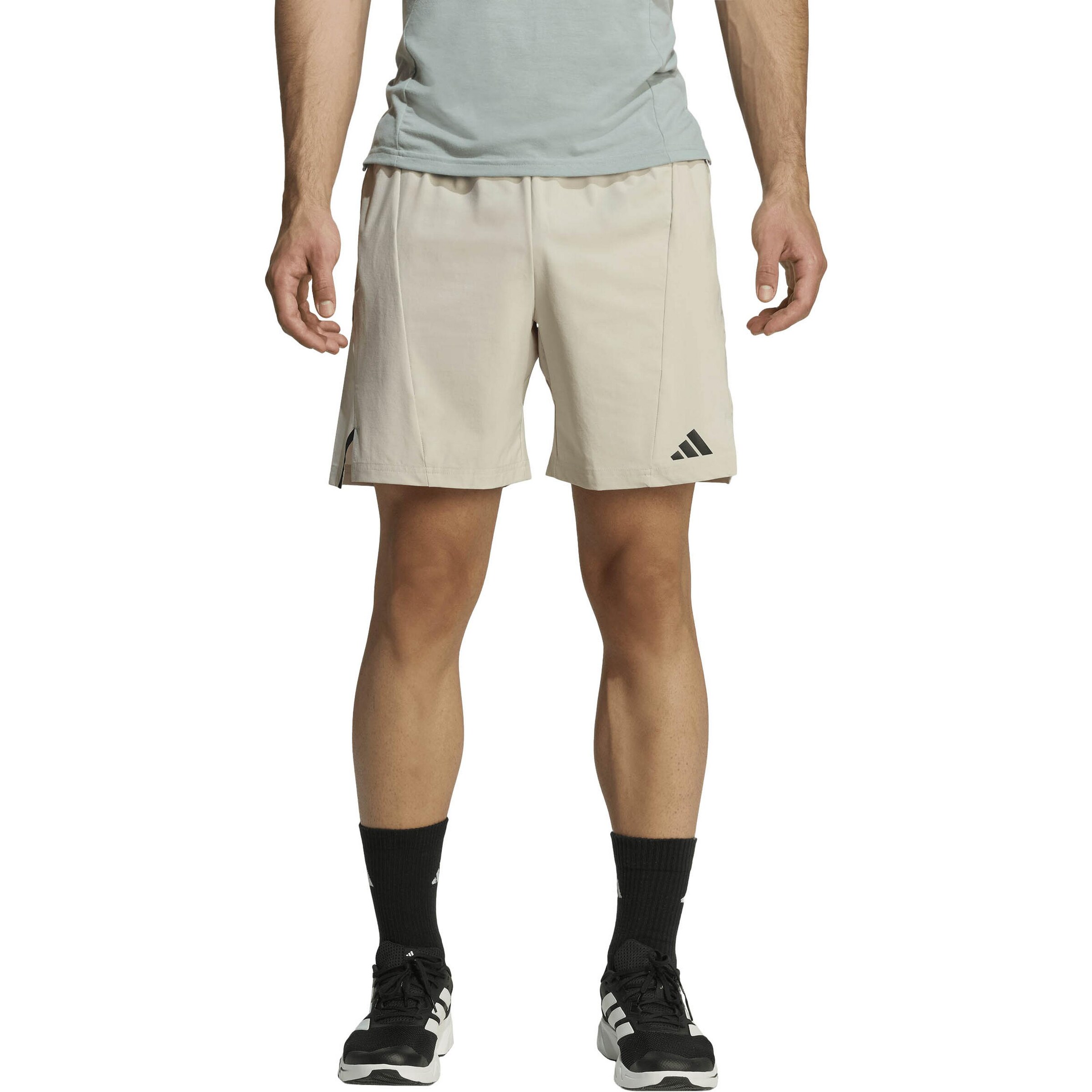 ADIDAS PERFORMANCE Regular Athletic Pants 'D4T' in Grey: front